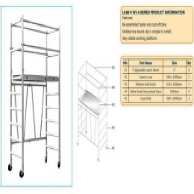 Folding Aluminum Scaffolding